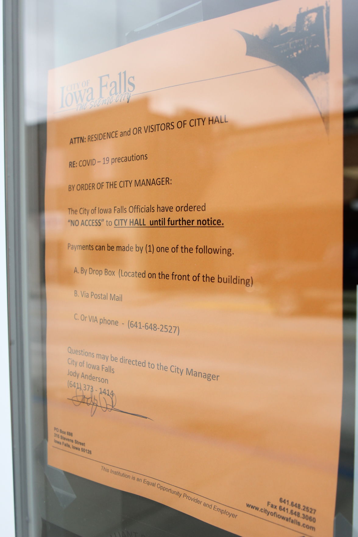 City Hall Closure